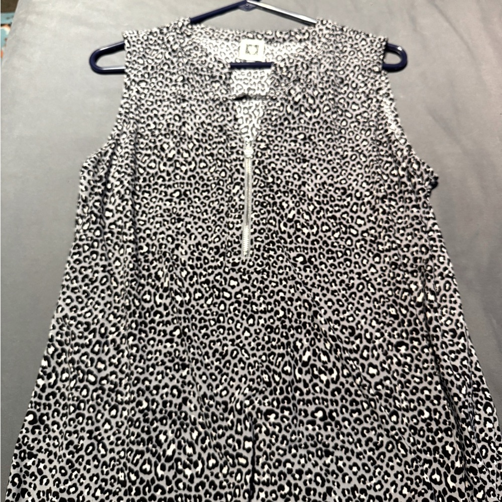 Anne Klein print tank size M